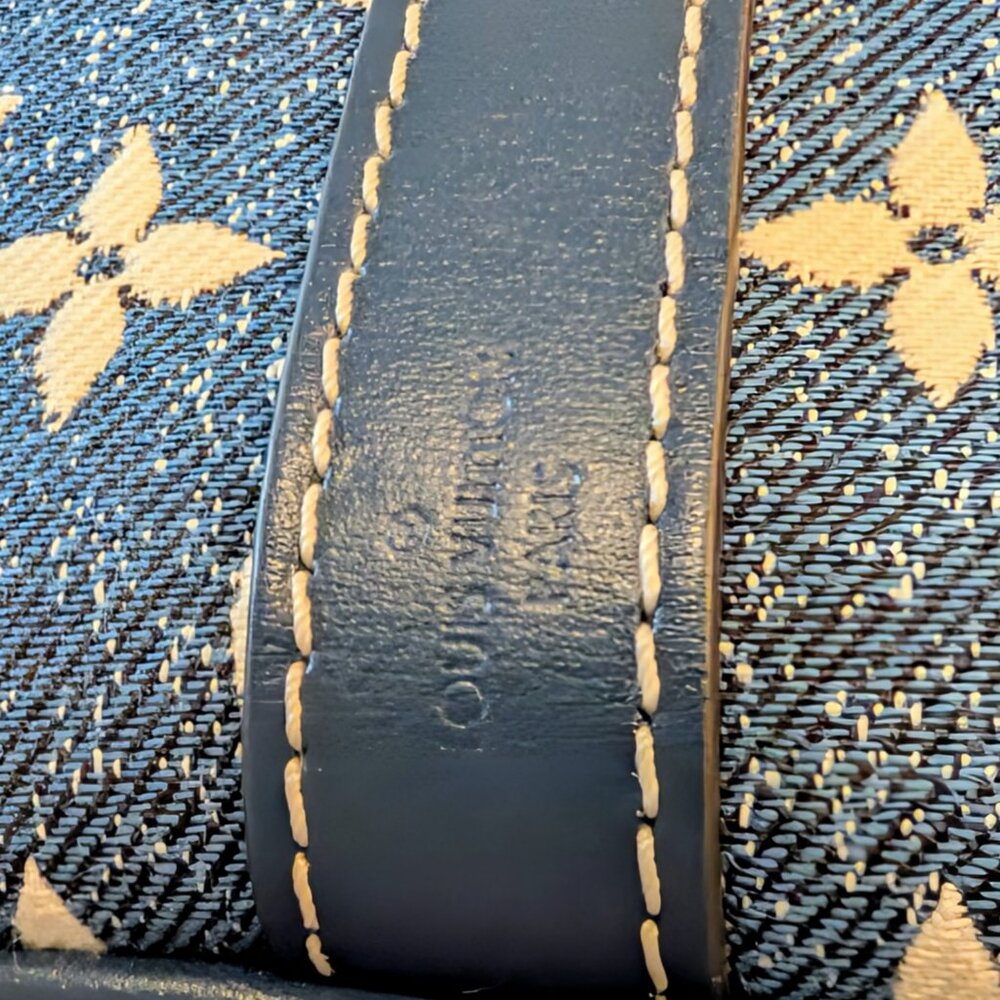 Louis Vuitton Denim Jacquard Monogram Speedy Bandoulière 25 - Picture 13 of 16